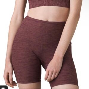 Prana athletic shorts. Heathered pink. Very soft/high quality. Small,Med, large